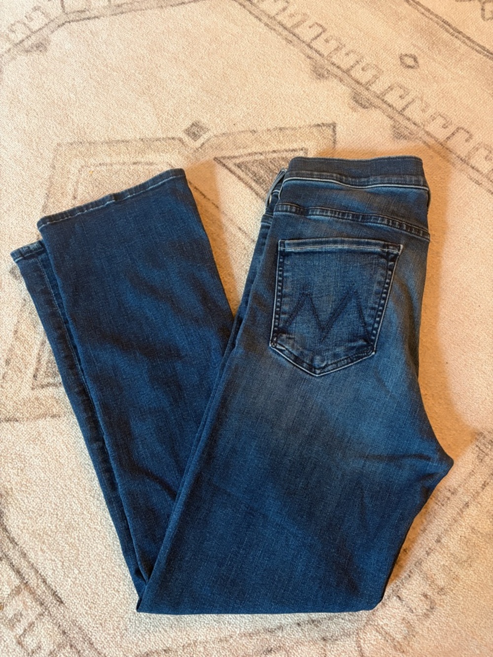 Mother Jeans- Women’s Dark Blue Slim Fit Jeans